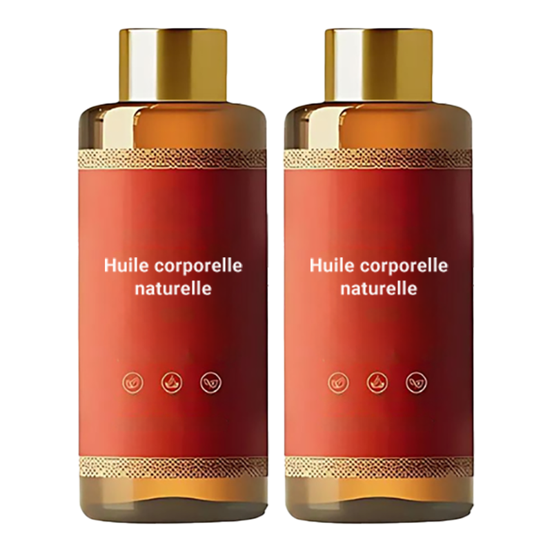 2x Huile corporelle naturelle
