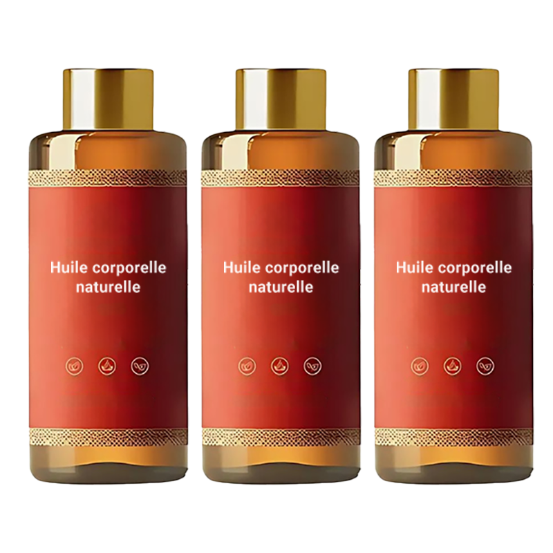 3x Huile corporelle naturelle