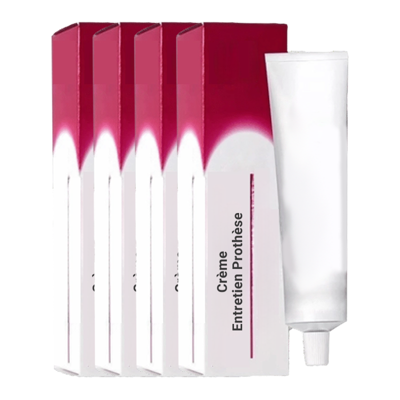 4x Crème Entretien Prothèse